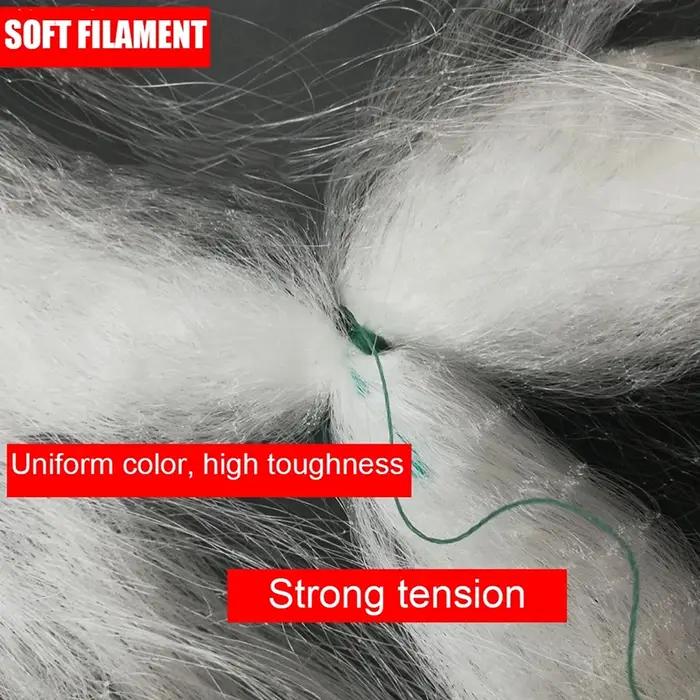 NOUVEAU Filet de pêche en nylon monofilament 8/15/20/30M
