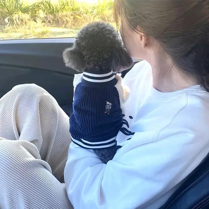 Vestes de Baseball brodées pour animaux de compagnie