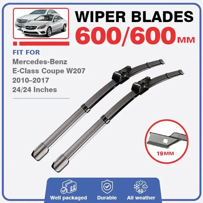 Essuie-glace de voiture pour Mercedes Benz Classe E, C207, W207, 2010-2017, Coupé, Brosses de pare-b