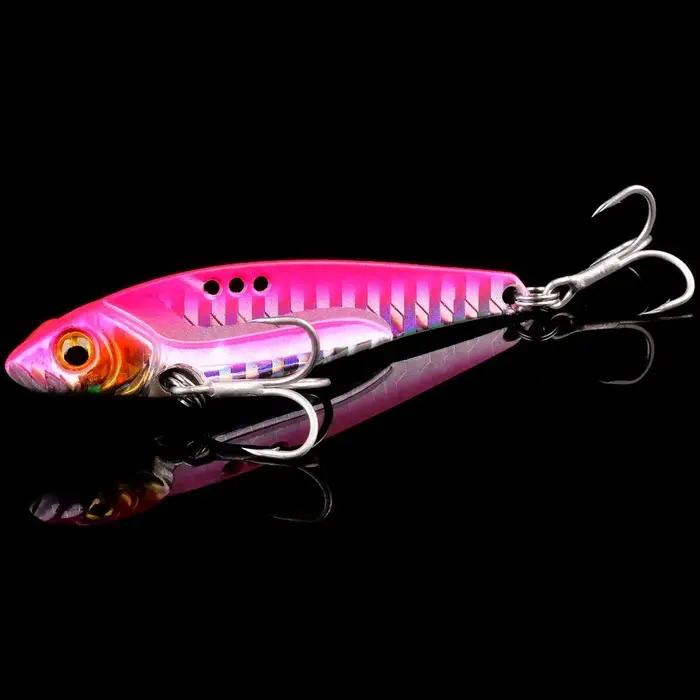 Leurre à lame Vib en métal 7/10/12/14/15/18/25G appâts vibrants coulants Vibe Swimbait pour la pêche au brochet de bar