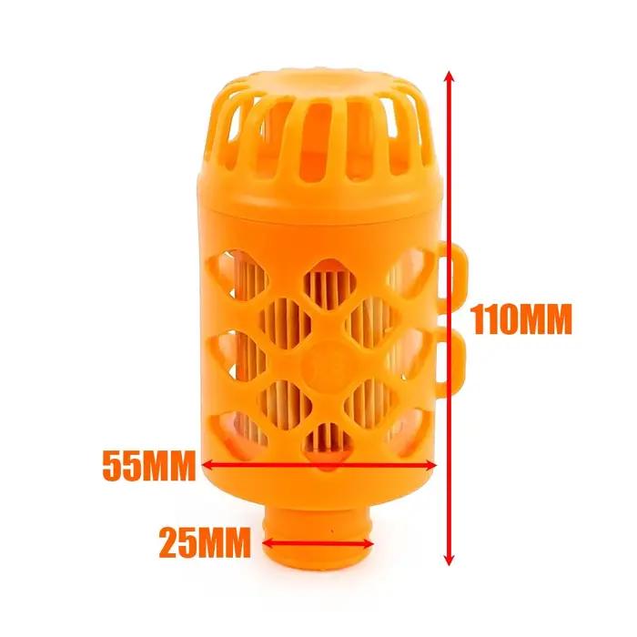 Filtre d'admission d'air pour chauffage au diesel 25 mm ABS compatible avec voiture, camion, fourgon