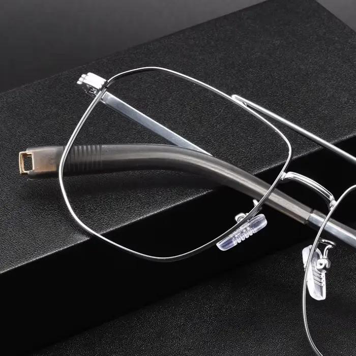 FIRADA mode Double faisceau lunettes Vintage luxe pur titane lunettes optique Prescription Ewewear c
