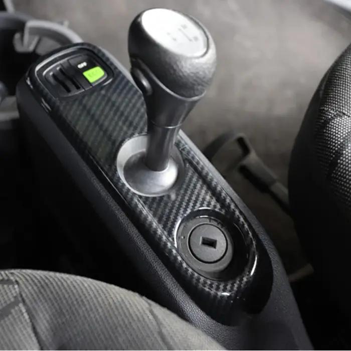 Autocollants intérieurs et extérieurs en fibre de carbone pour Smart Fortwo, décoration de coque de