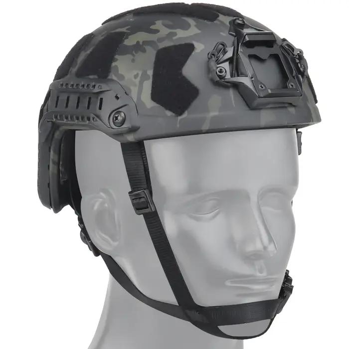 Casque de protection tactique rapide SF SUPER HIGH CUT, casque de chasse en plein air, tir CS Airsof