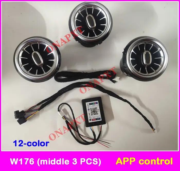 Buse de tableau de bord LED pour Kia Stinger W176 W156 W117, lumière ambiante de ventilation arrière