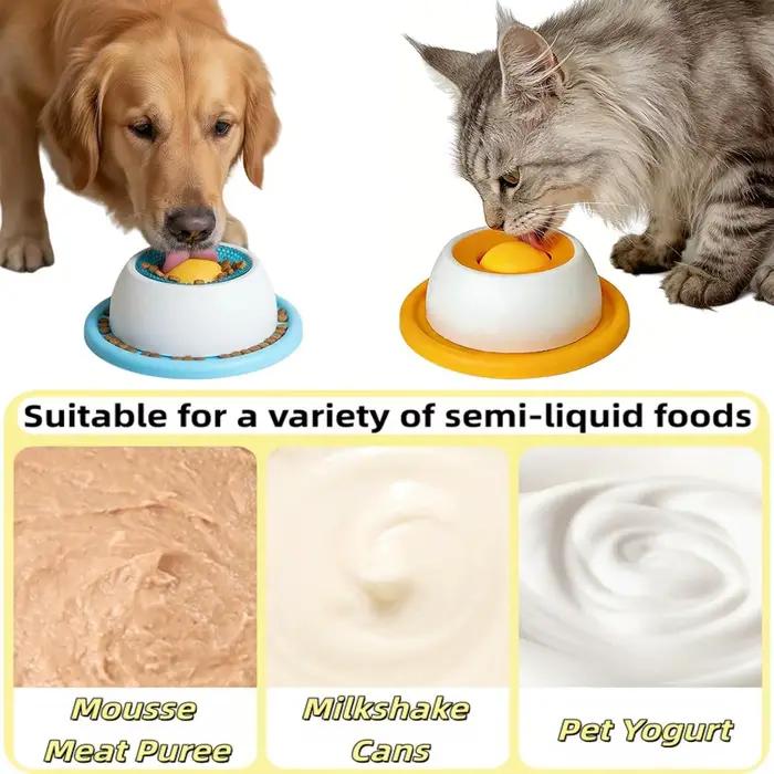 Bol à lécher anti-glissement en forme de boule pour chiens alimentation saine interaction ludique repas sûr et amusant pour chiens occassions spéciales