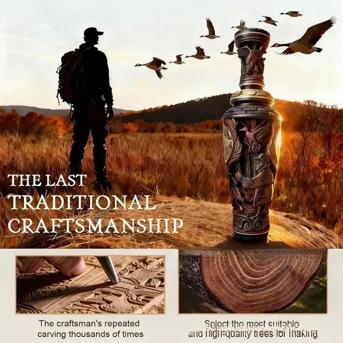 Sifflet portable léger pour appel canard - dispositif manuel de leurre idéal comme cadeau pour chasseur