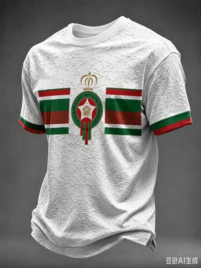 Nouveau Maillot de Foot 2026 Design Maroc pour Fans, T-shirt de Sport à Séchage Rapide pour Entraînement et Match pour Hommes