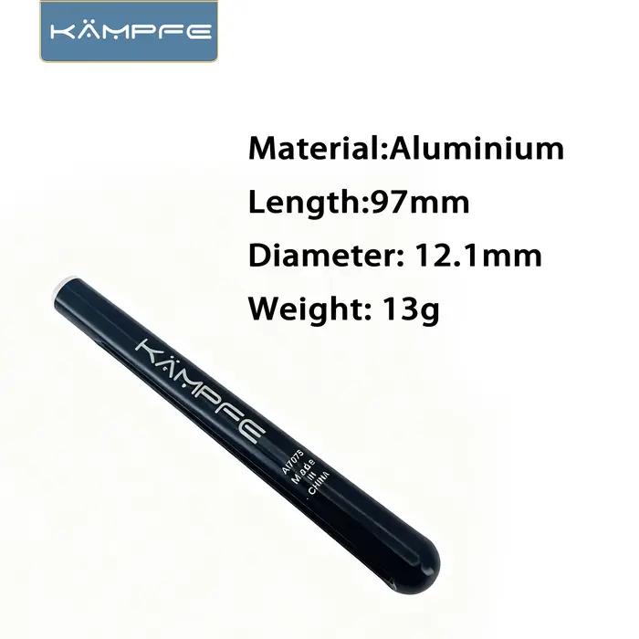 Kampfe aluminium CNC-traité hommes sécurité rasoir poignée outil d'épilation