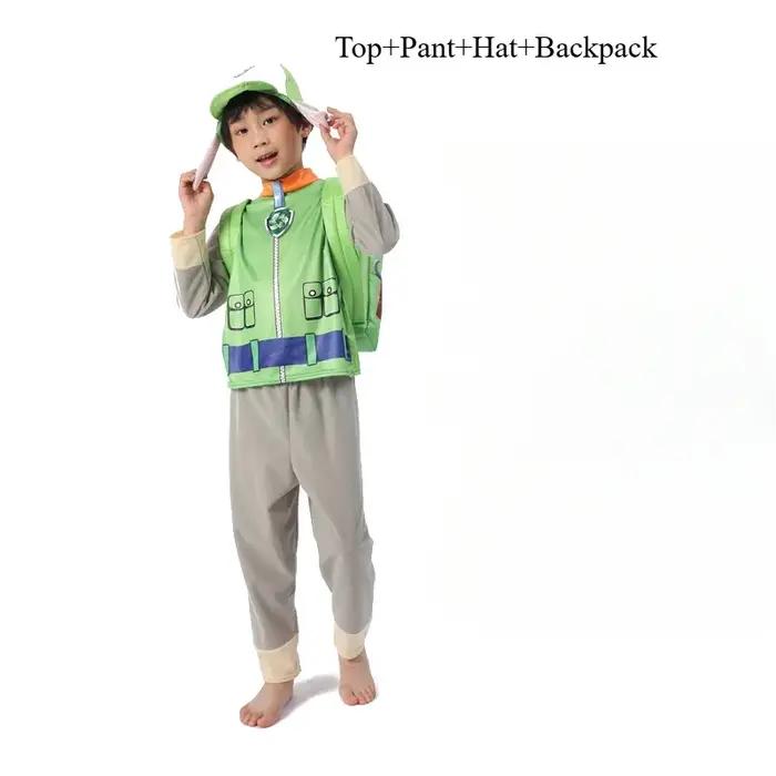 Costume de dessin animé de l'équipe de patrouille pour enfants
