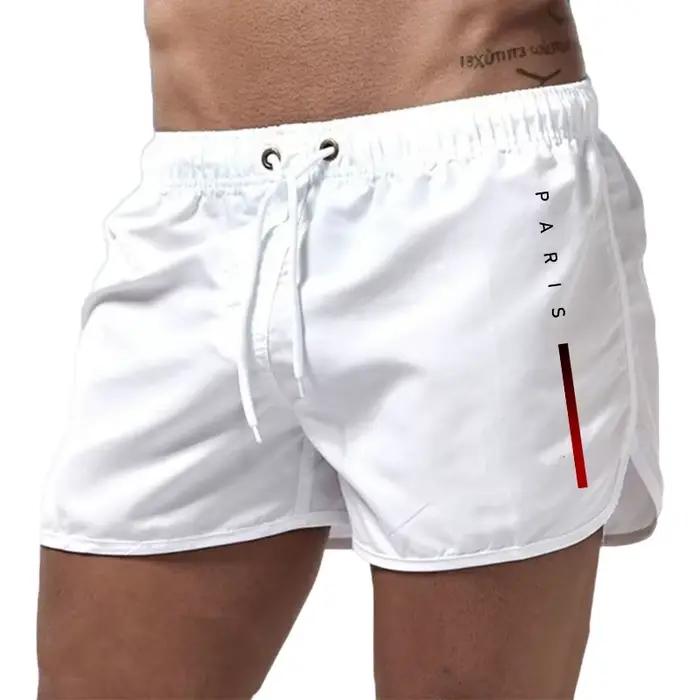 Shorts de plage imprimés décontractés pour hommes résistants à la natation surf et jogging occasions estivales
