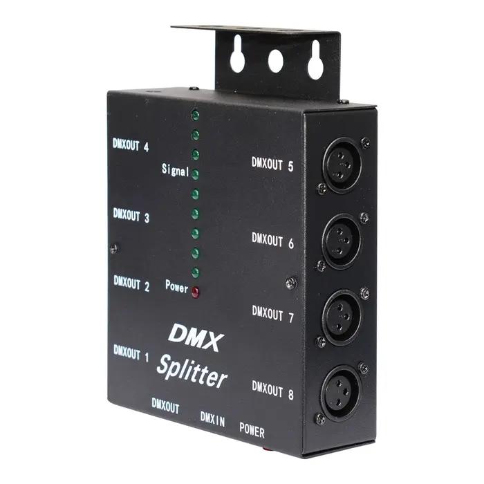 Canaux de Ports de séparation DMX, amplificateur de Distribution optique à 3 broches pour DJ Disco m