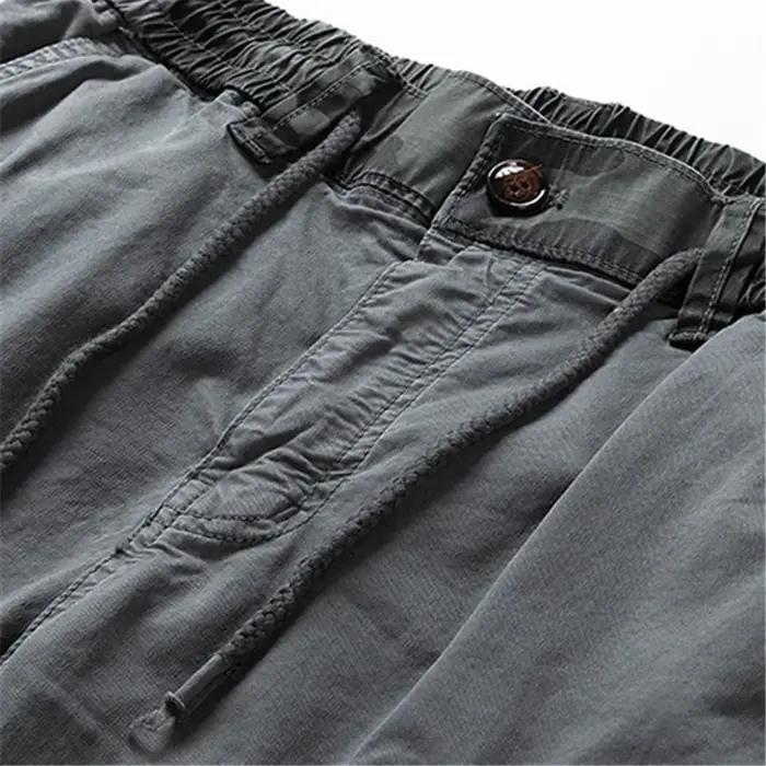Pantalon cargo camouflage multi-poches cheville streetwear pour chasse urbaine et outdoor
