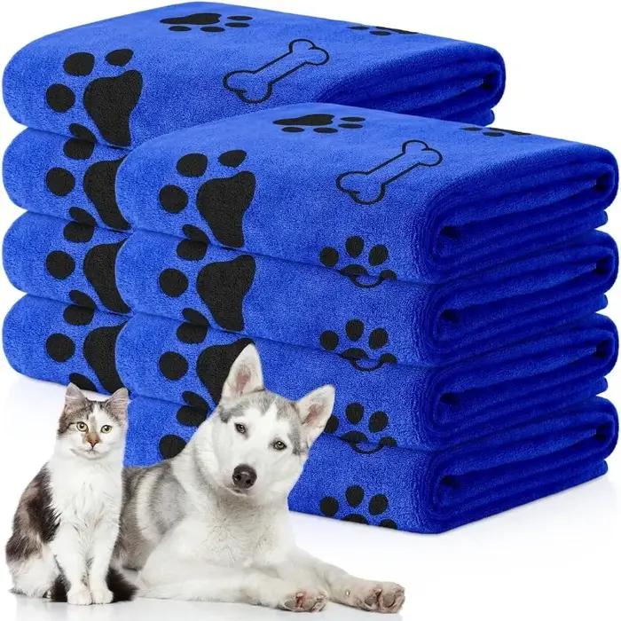 Serviette de séchage pour chien et chat
