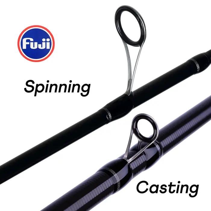 Canne leurre MAXIMUS 1.8m-3.0m carbone 30T avec guides FUJI pour pêche casting 3-35g chasse