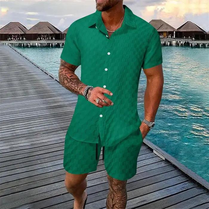 6 couleurs européennes et américaines nouvelle mode d'été pour hommes couleur pure décontracté mélangé T-shirt à manches