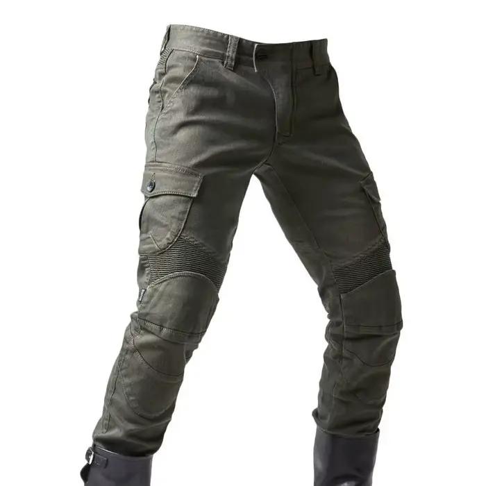Nouveau Jean Moto Noir Homme 2026 avec Protection Amovible pour la Conduite sur Route, Quatre Saison