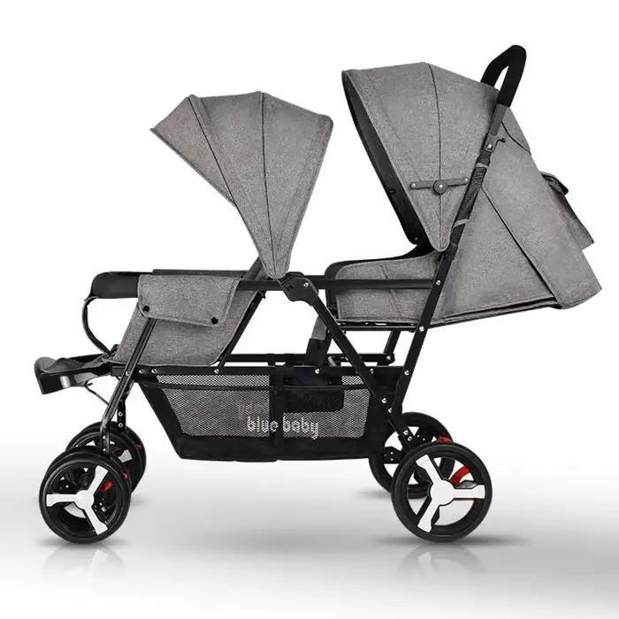 Poussette Double pour bébé Tandem