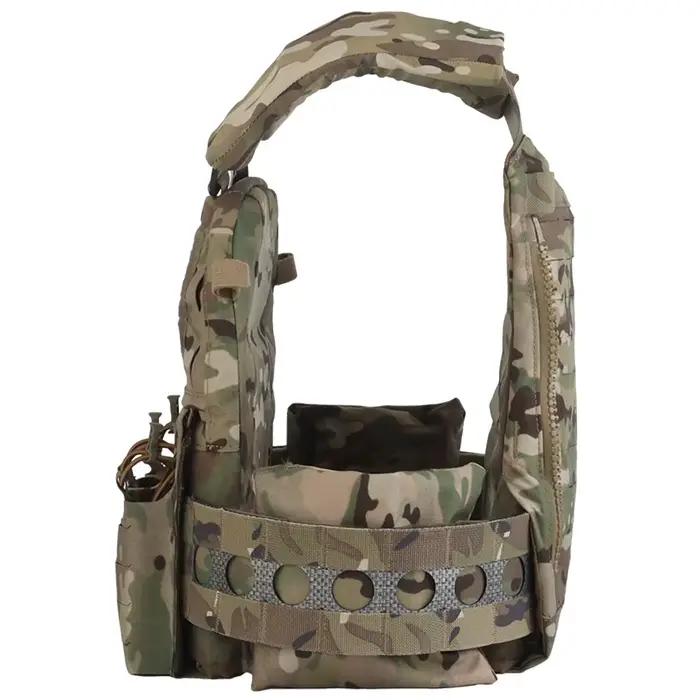 Gilet tactique V5 FCPC, gilet militaire de chasse Airsoft, détachable rapidement, livré avec Triple sac, attelle intégrée, tissu en Nylon mat