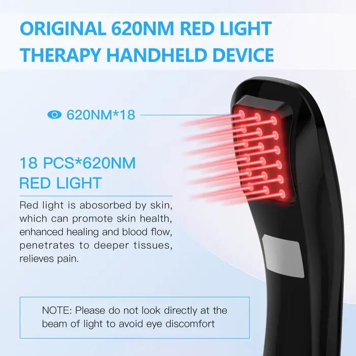 Dispositif de thérapie au Laser KTS pour soulager la douleur corporelle, Diode Laser 18x620nm LLLT, équipement de physiothérapie pour l'arthrite au Laser froid, masseur