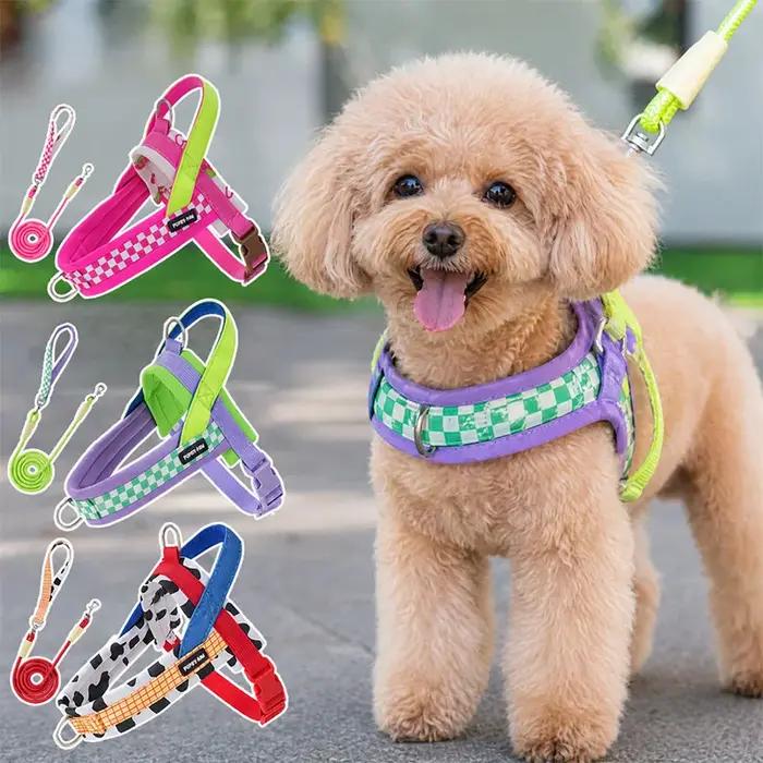 Nouveau Harnais Poitrail pour Chien Style Selle Anti-Explosion