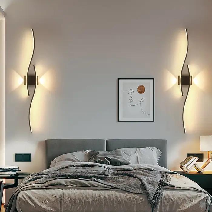 Applique Murale LED au Design Moderne et Simple, Luminaire Décoratif d'Nik, Idéal pour un Salon, une
