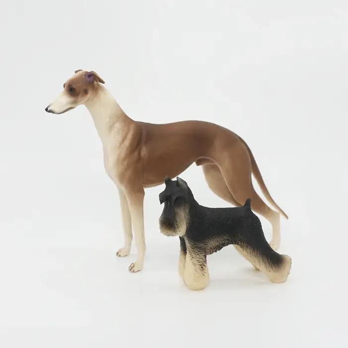 Figurines d'action miniatures pour animaux de compagnie, chien Schnauzer, bouledogue français, corgi, prellux, golden retriever, samoyed, jouet pour chiot, Auckland