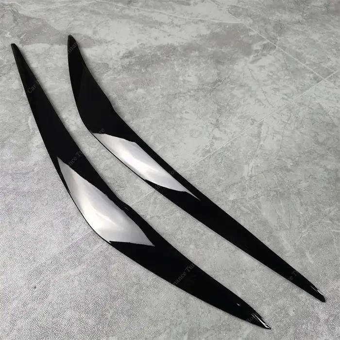 2 pièces ABS brillant phare mauvais sourcils paupières pour BMW F20 F21 1 série 116d 118i 120i 120d M140i 2015-2018