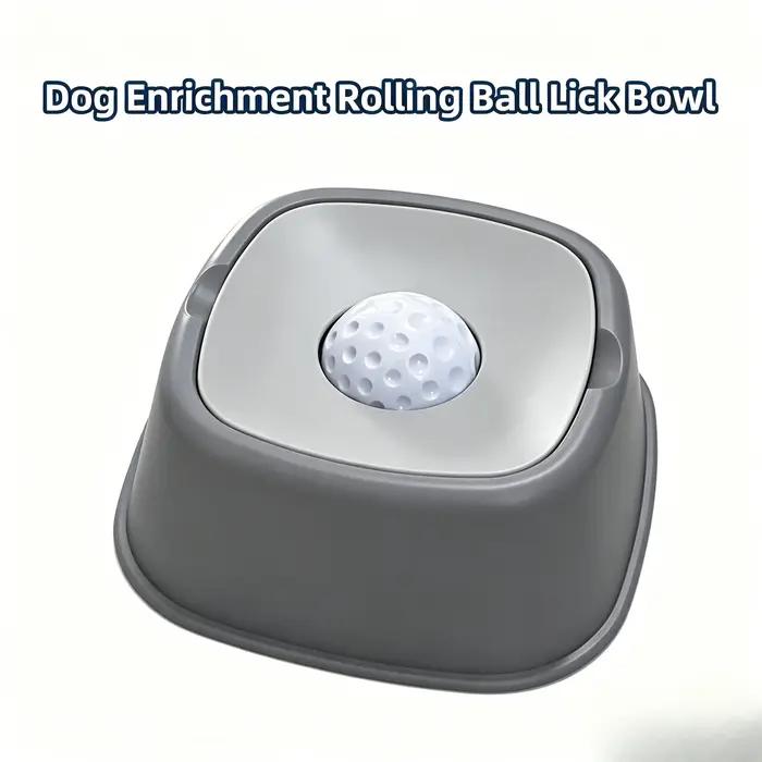Gamelle à bille roulante anti-gonflement et antidérapante pour chiens et chats de petite et moyenne taille