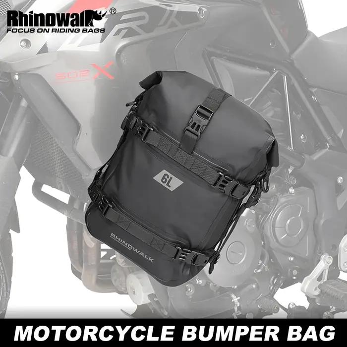 Rhinowalk – sac pare-chocs de moto 6L, sac de réservoir étanche, sac de siège Portable, sac de selle