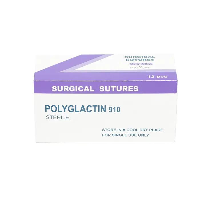 Fil de suture absorbable pour chien PGA 910 75CM
