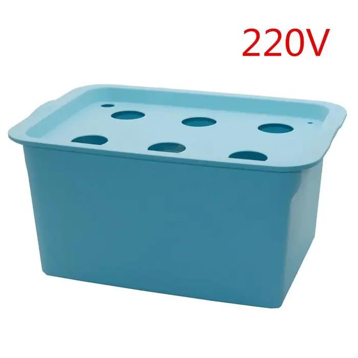 1 ensemble de système hydroponique pour plantes à 6 trous