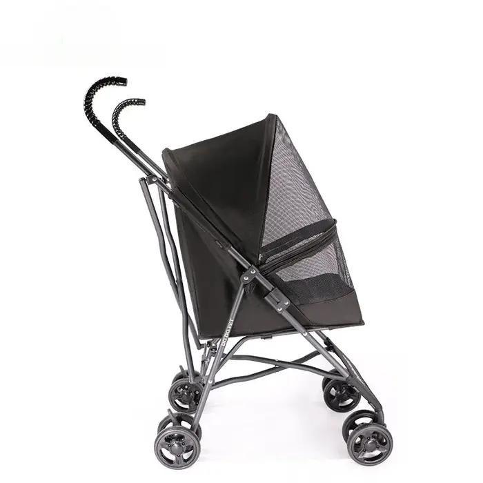 Poussette pour animaux de compagnie, petite et moyenne taille, pour chiens et chats, légère, détachable, pliable, à la mode, chariot de transport de voyage en plein air