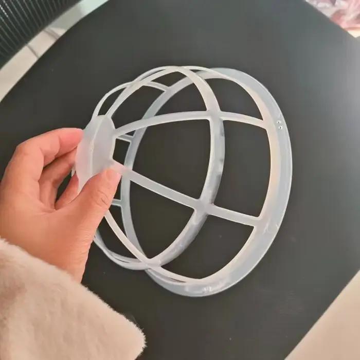Sac de lavage en maille souple pour casquettes et petits vêtements