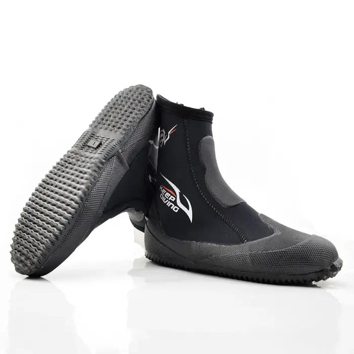 Bottes de plongée en néoprène 5mm pour plongée apnée montantes imperméables antidérapantes occasions spéciales plongée natation plage ruisseau côte