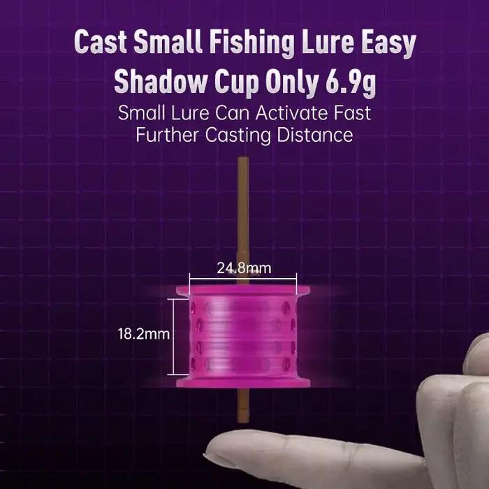 7.1:1 8.1:1 4kg Micro Monstre peu profond bobine lumière bobine Kingdom Baitcasting pêche bobine 135