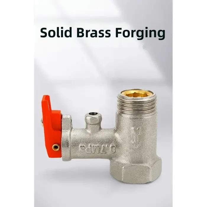 Soupape de sécurité pour chauffe-eau en laiton, 1/2 pouces, avec soulagement de la pression et reflux, réducteur de pression pour chauffe-eau