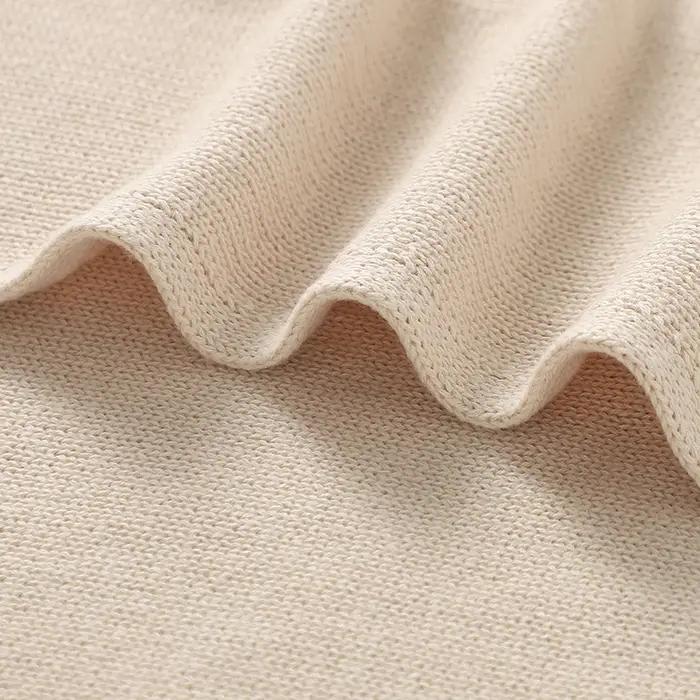 Couvertures tricotées pour nouveau-nés garçons et filles, enveloppes d'emmaillotage Super douces pou