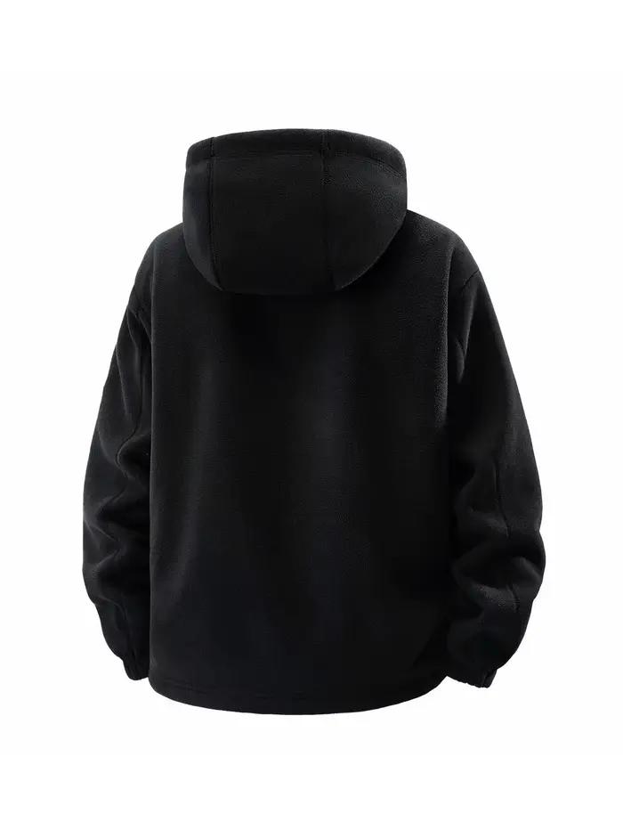 Veste à capuche d'extérieur d'automne et d'hiver pour hommes, adaptée à un usage quotidien à la maison, pour les voyages, les fêtes, les déplacements, la mode en plein air polyvalente, améliore le tem
