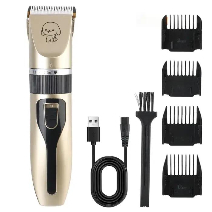 Tondeuses électriques pour animaux de compagnie pour le rasage des chiens et des chats ; tondeuse à poils d'animaux ; rasoir électrique de beauté.