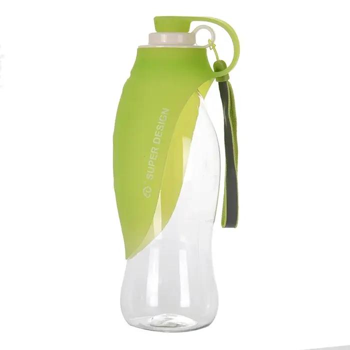 Bouteille d'eau tissée en Y pour chien universelle pour promenades en plein air capacité 500g bols pliables portables pour chiens de toutes tailles matériaux plastique résistant couleurs bleu or noir vert
