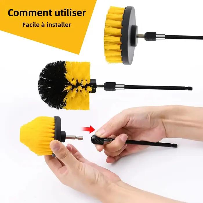 Ensemble de fixation de brosse de nettoyage