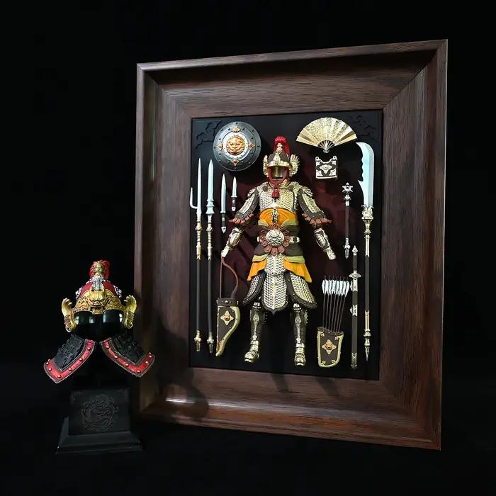 Artisanat de meubles Accessoires de bureau à domicile Armes de prairie Modèle en résine LTCP-041 fini