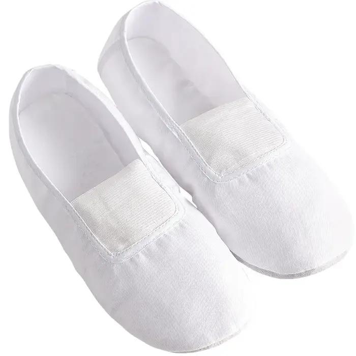 Chaussures de gymnastique professionnelles chaussures de Ballet pour filles semelle en cuir entier S