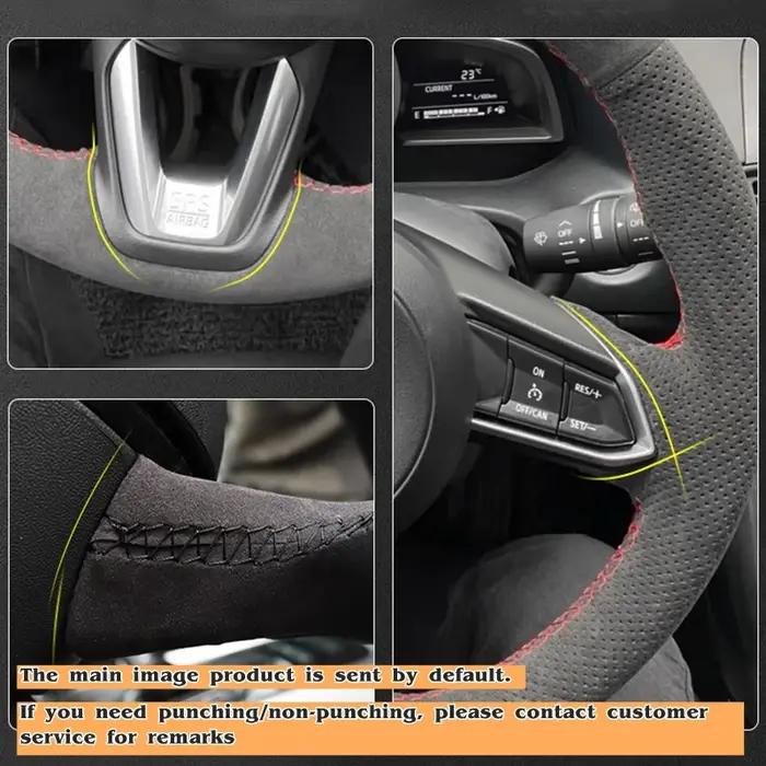 Personnalisé Voiture Couverture de Volant En Daim En Fiber De Carbone 100% Pour Honda Accord 10 2018