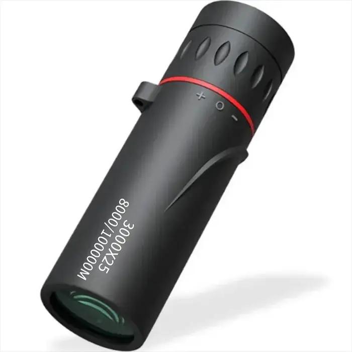 Monoculaire professionnel HD portable pour chasse et randonnée monoculaire haute résolution grossissement 3000 résistant à l'eau pour observation de la nature occasions spéciales