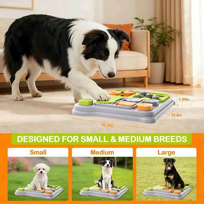 Jouet de puzzle pour chien et distributeur de friandises