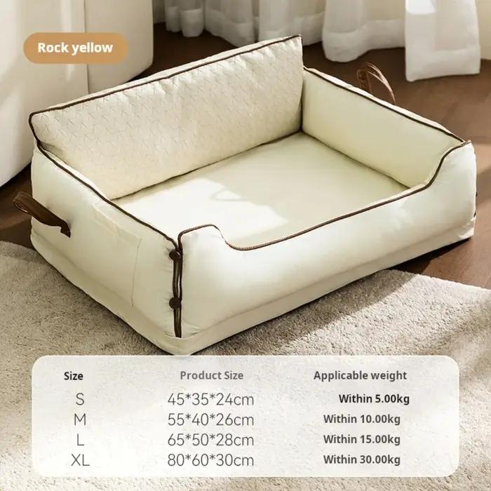 Chenil pour chien adapté à toutes les saisons cocon de confort chaleur d'hiver résistance aux déchirures canapé pour chiens de taille moyenne à grande matelas imperméable pour chiens occasions spéciales