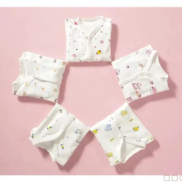 Vêtements pour bébés de 0 à 3 mois, sous-vêtements de maison pour nouveau-né, dessin animé, boutons