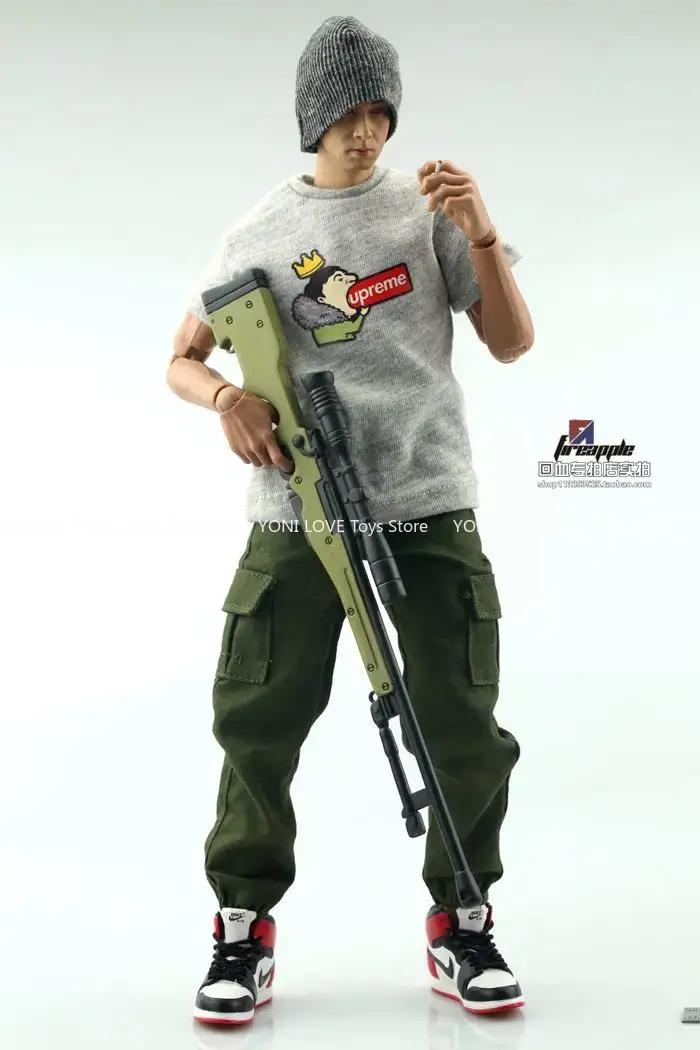 Modèle d'arme AK47 M16 fusil AWP M4 pistolet de sniper pour collection de figurines action 1/6 armée occidentale historique